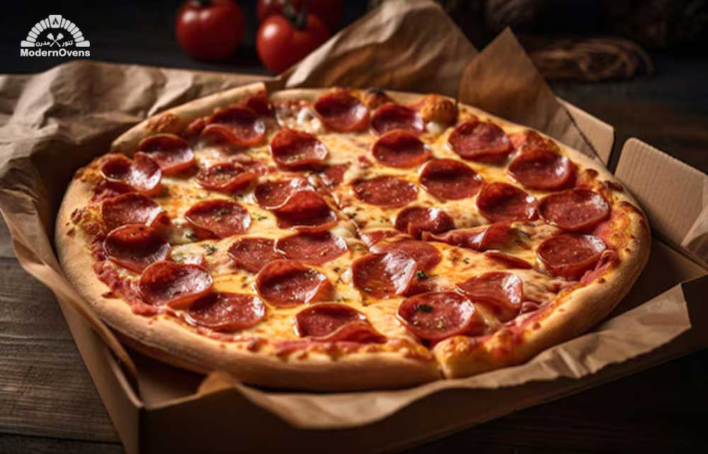 طرز تهیه پیتزا ایتالیایی پپرونی